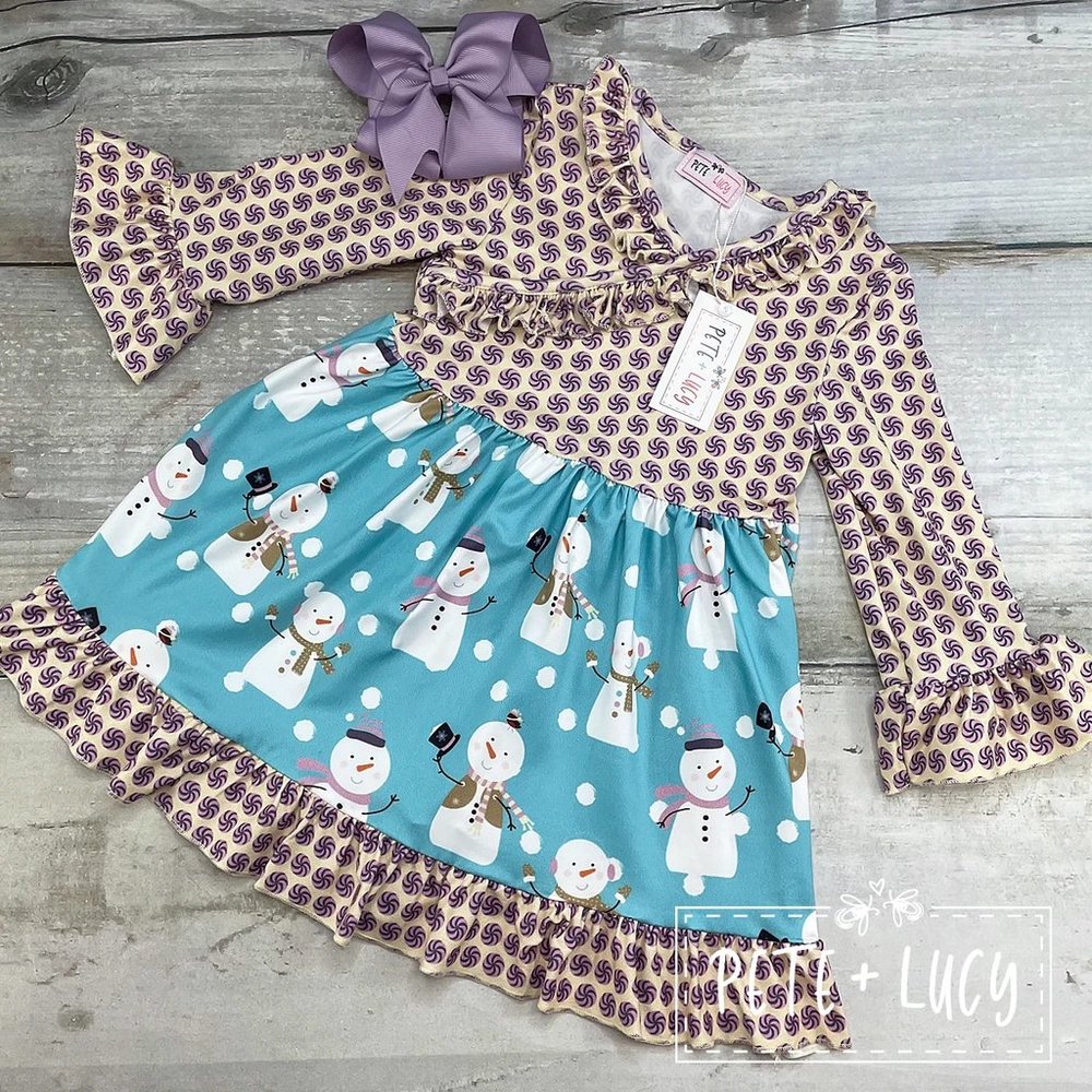 Snowman Candy Dress